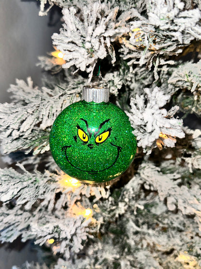 Grinch Face Ornament