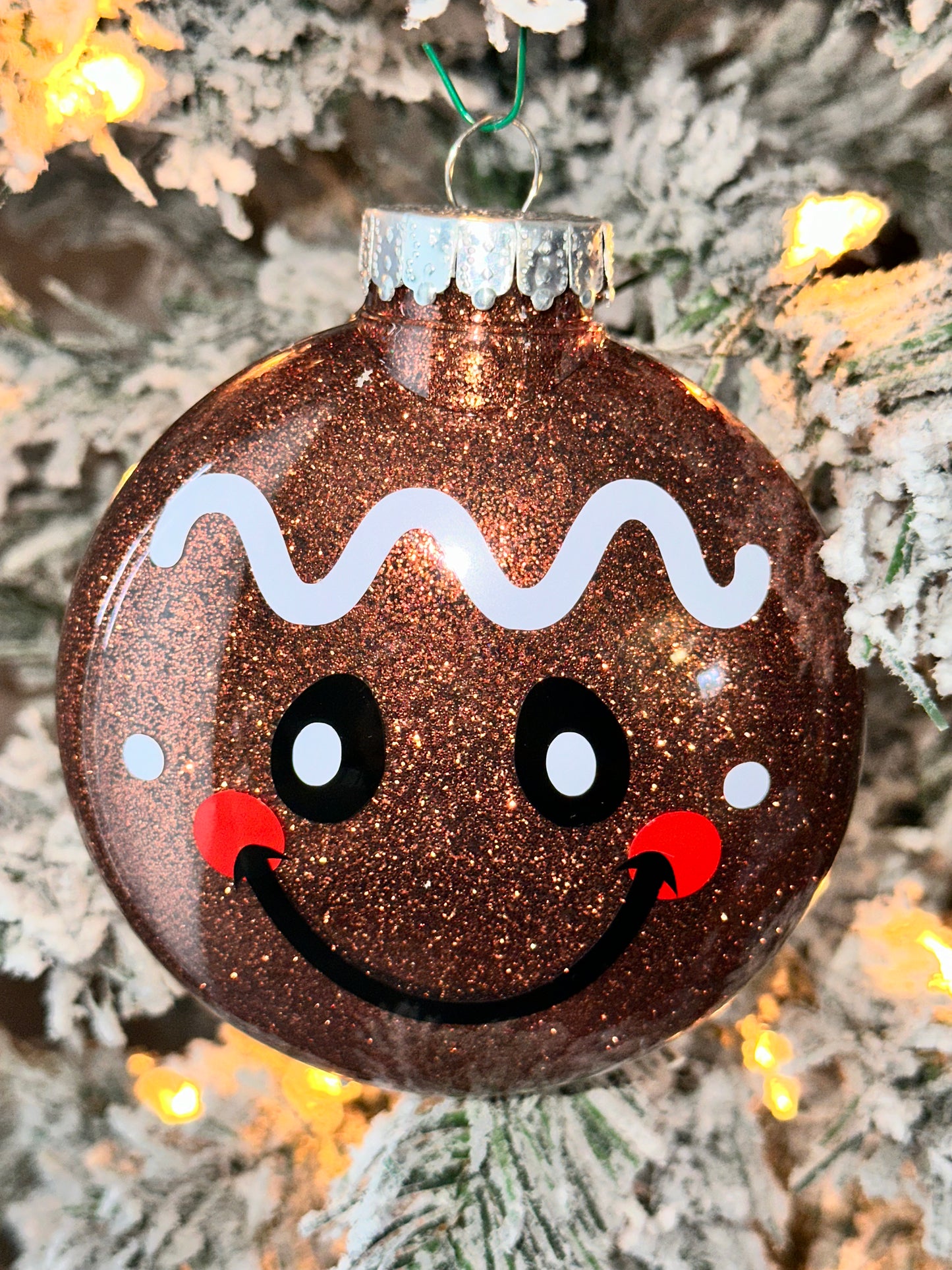 Gingerbread Face Ornaments